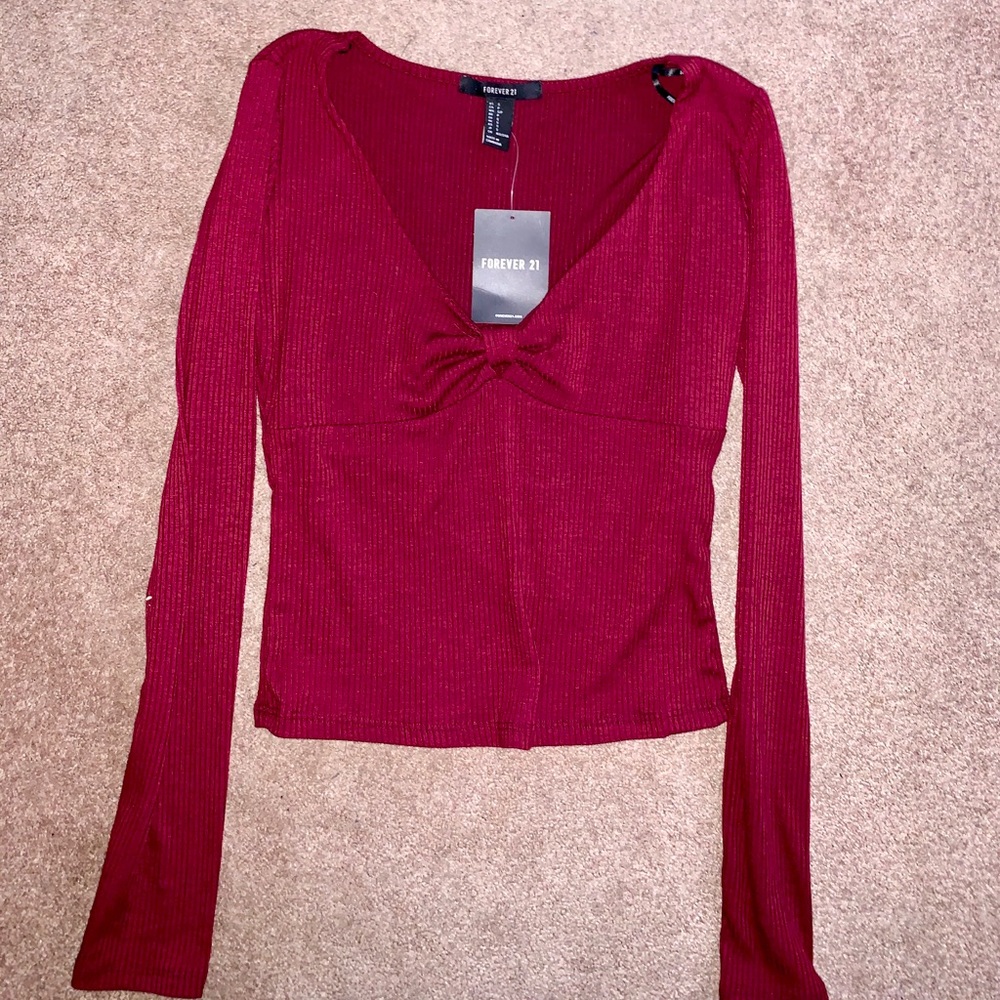Forever 21 Burgundy Top